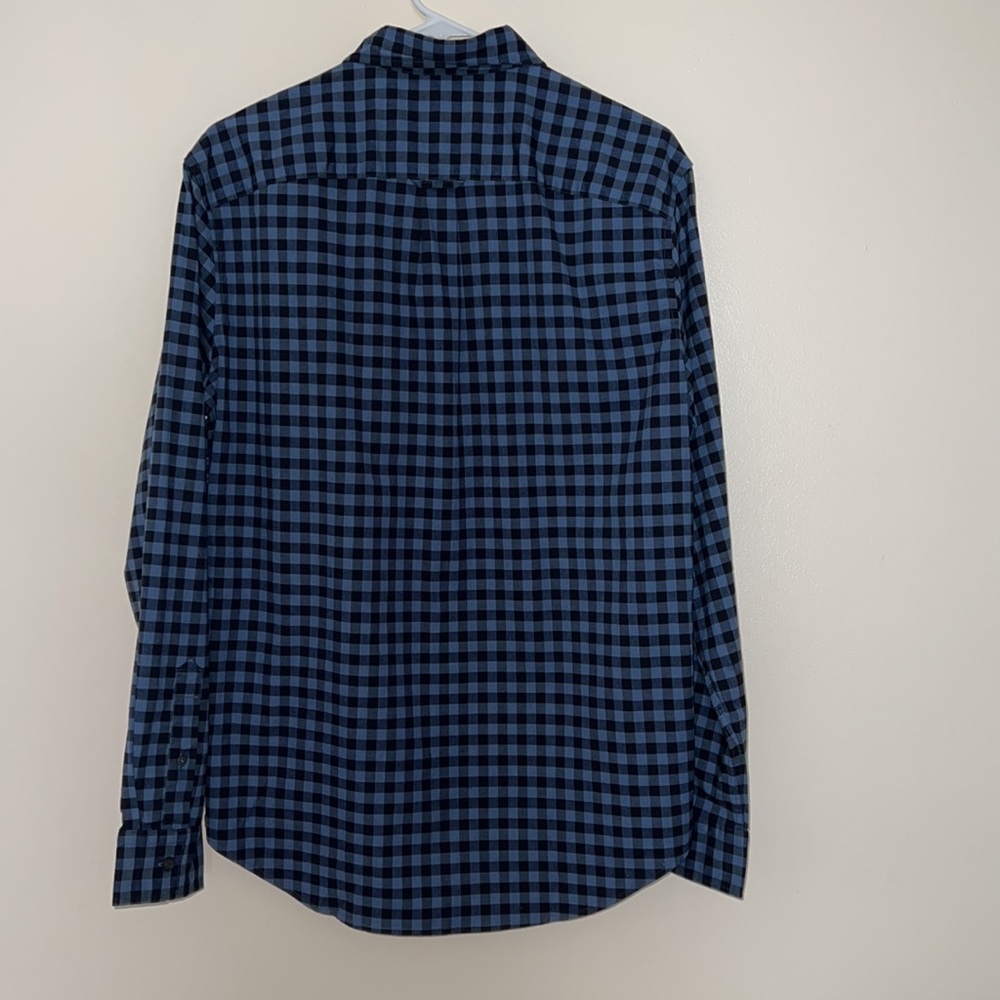 American Eagle Checkered Button Down Size M Class… - image 8
